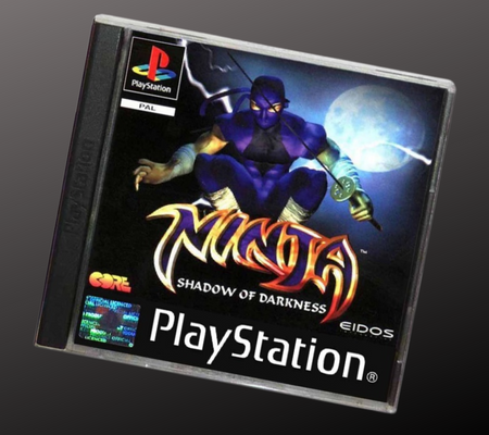 Ninja: Shadow of Darkness - PS1 box