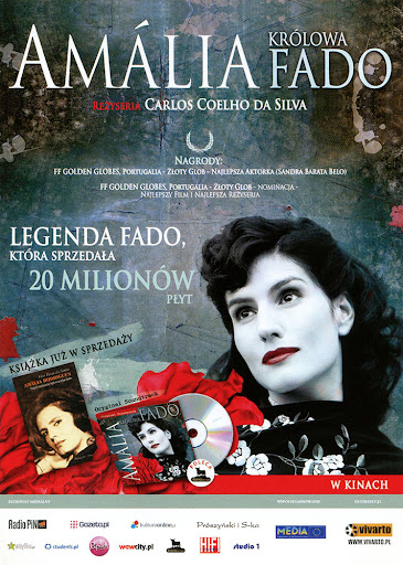 Przód ulotki filmu 'Amalia. Królowa Fado'