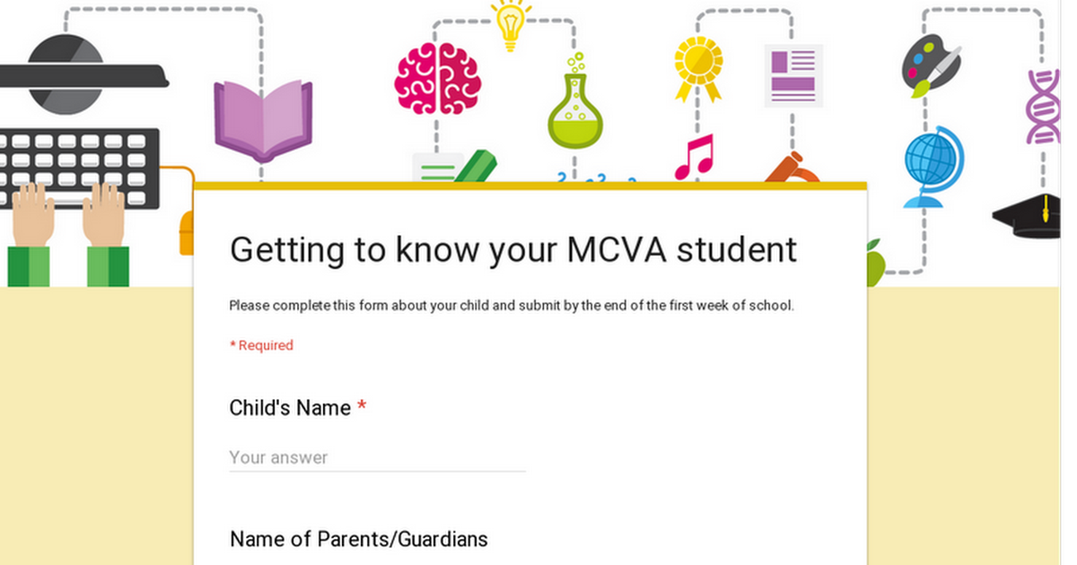 Getting to know your MCVA student