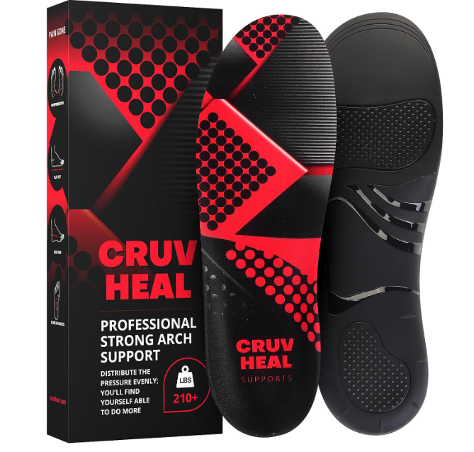 CRUZ HEAL 210+lbs Jordan replacement Insoles Review

