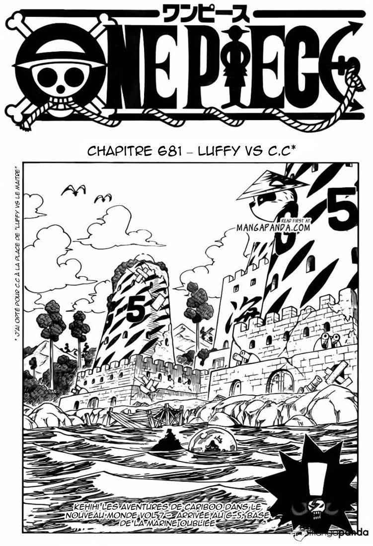 One Piece Chapitre 681 - Page 2