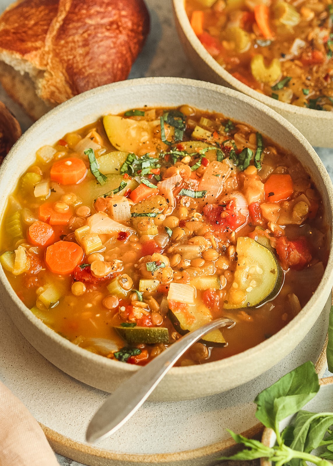 One-Pot Vegetable Lentil Soup – It's All Good Vegan