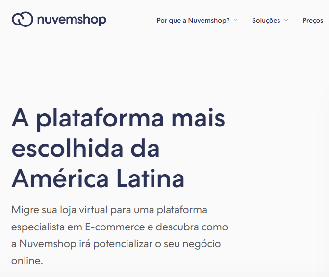 Plataforma Novem Shop