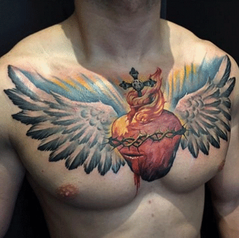 Sacred Heart Tattoos - Tattoo Ideas, Artists and Models