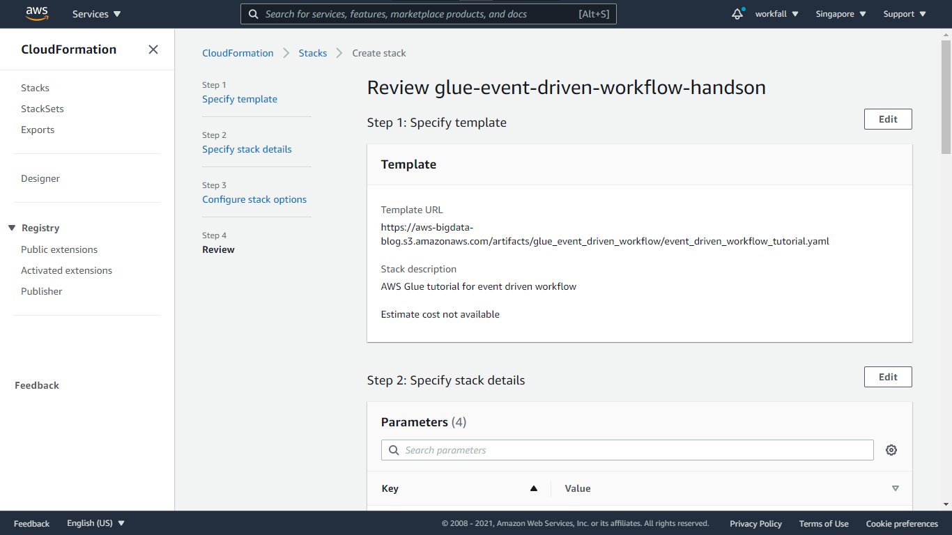 build a serverless event-driven workflow with AWS Glue and Amazon EventBridge