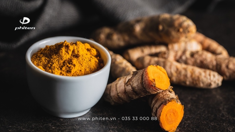 Curcumin trong nghệ có khả năng chống viêm mạnh mẽ