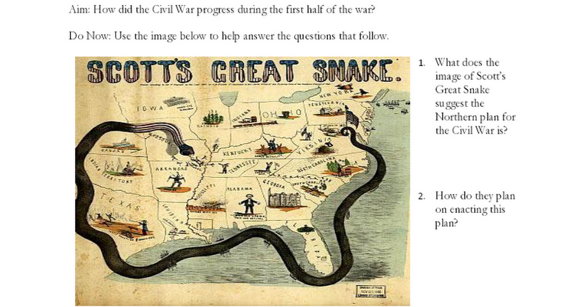 2. The Anaconda Plan Google Docs
