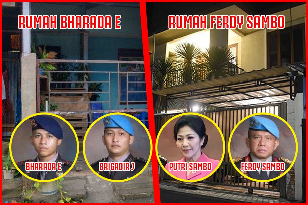 Kasus penembakan Brigadir J masuk tahap penyidikan, Bharada E,  Ferdy Sambo dan sang Istri, Putri Candrawathi masih berstatus saksi