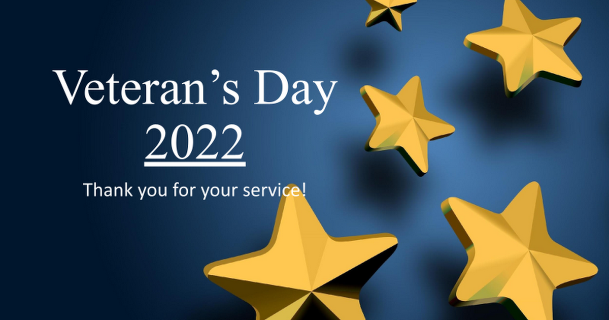 Veteran's Day 2022