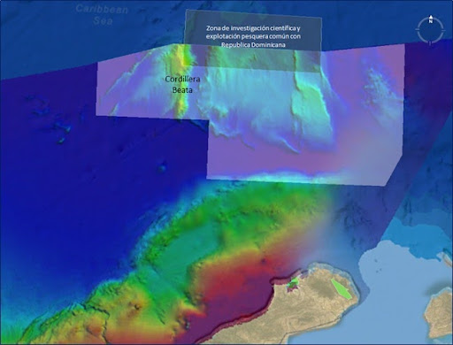 Mapa de la cordillera Beata