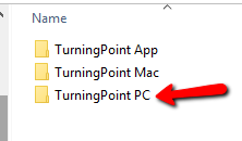 TurningPoint PC Folder Windows