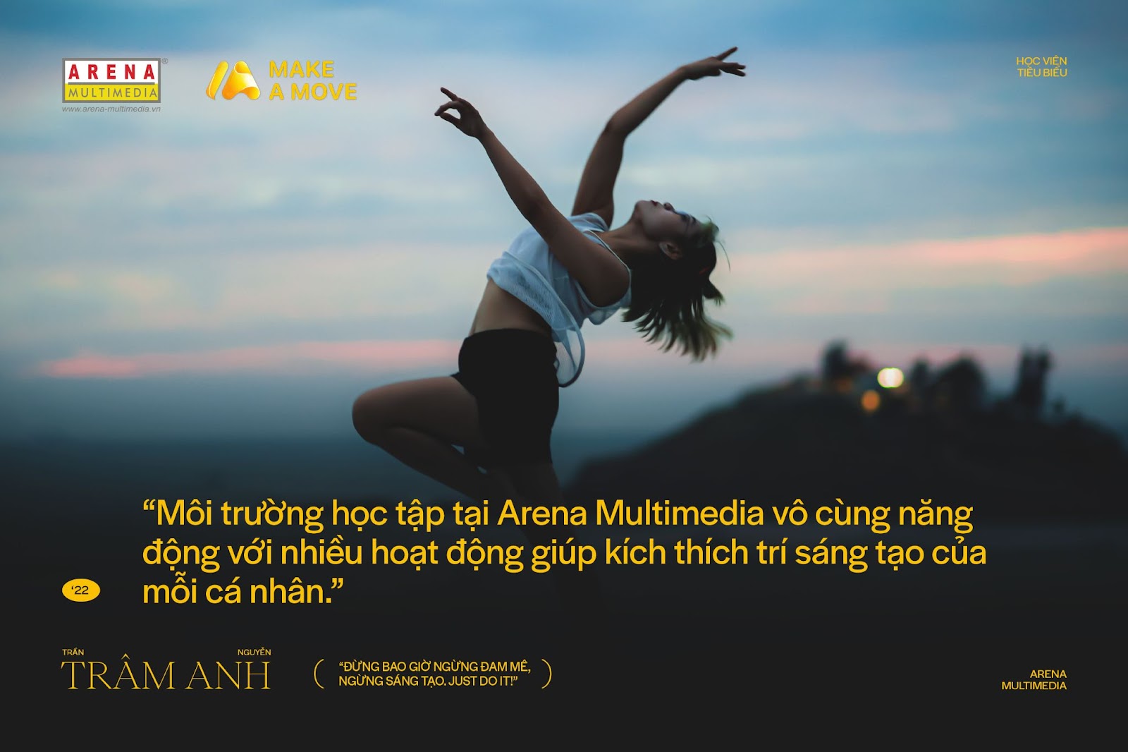 Trần Nguyễn Trâm Anh: “Đừng bao giờ ngừng đam mê, ngừng sáng tạo. Just do it!”