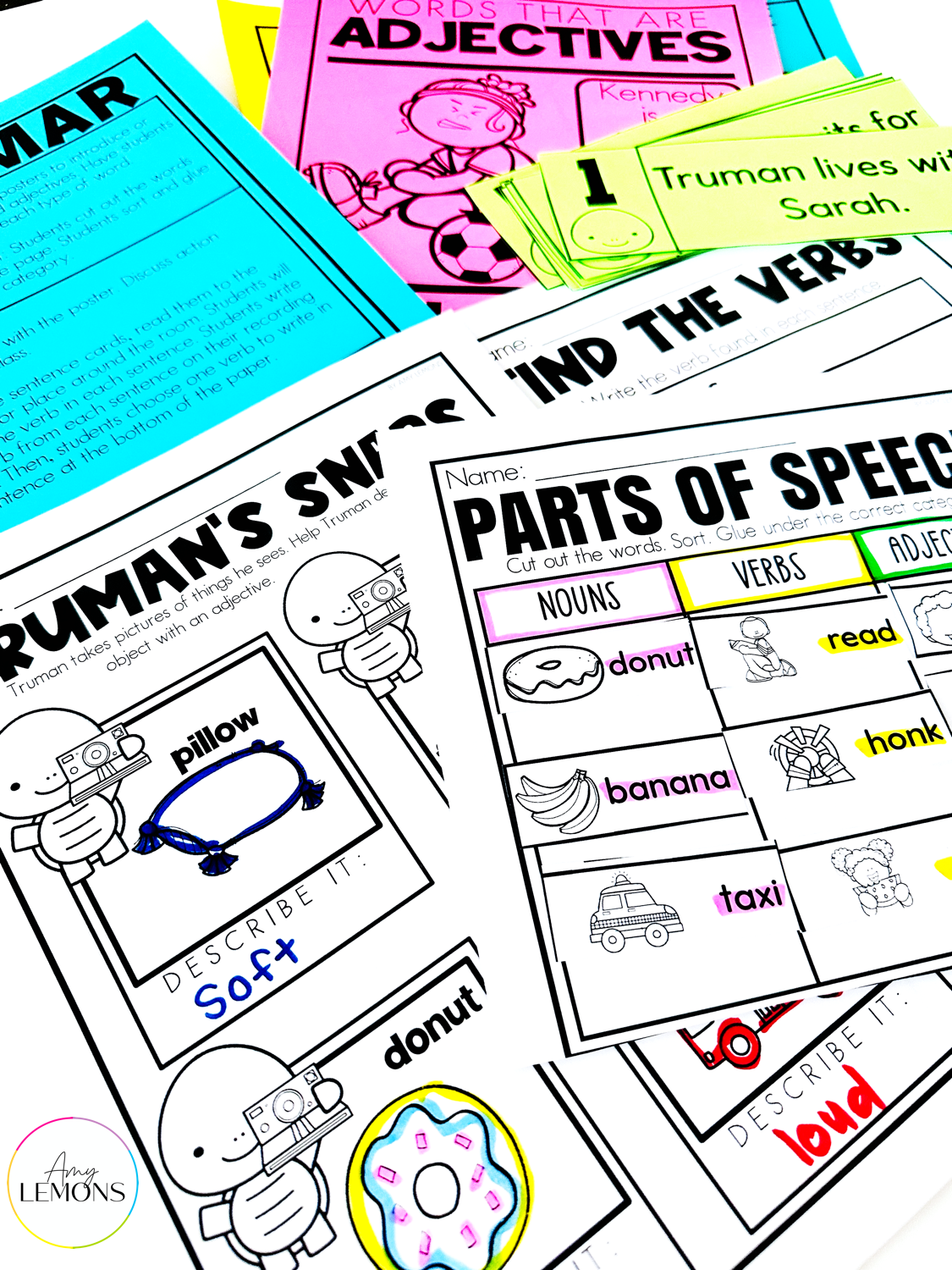 Activities and printables for substitute plans to be placed inside a sub tub.