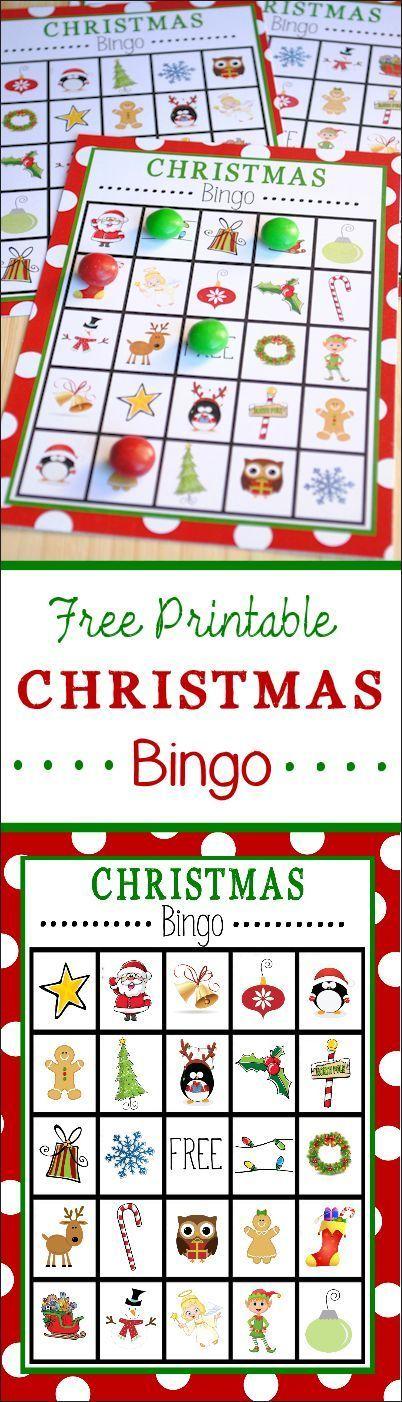 Free Printable Christmas Bingo @Jennifer Mccullough Want me to do this for next week?