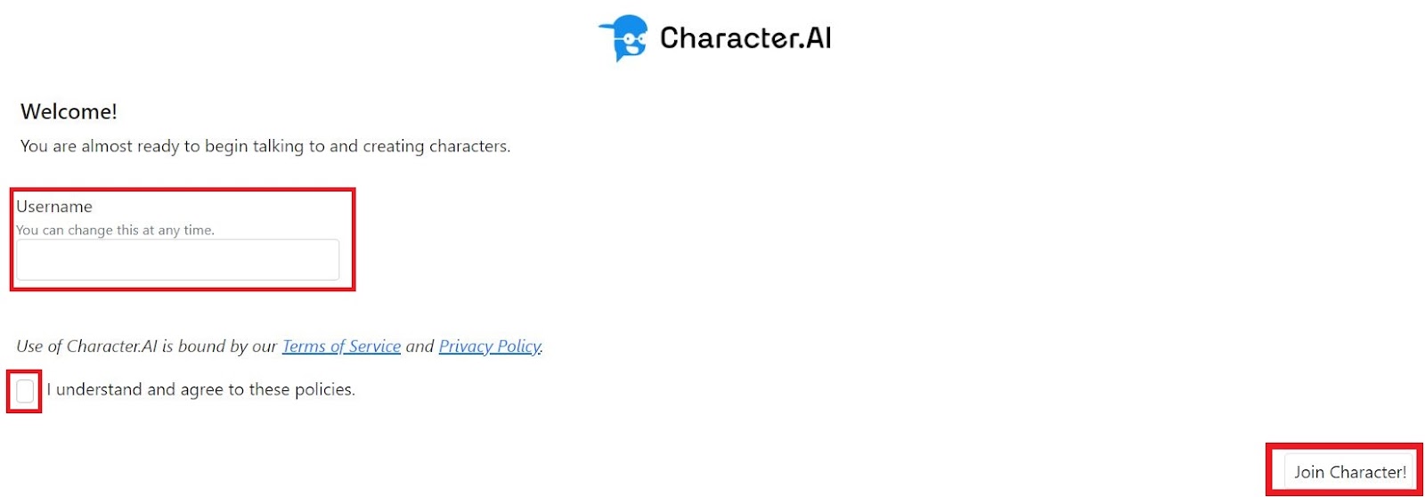 Character AI Beta