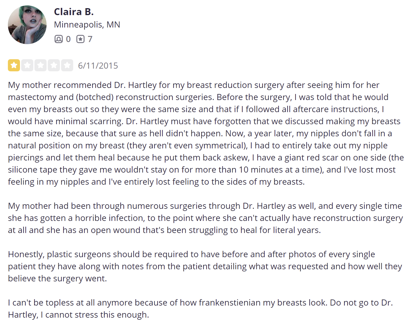 Boulder Plastic Surgery review
