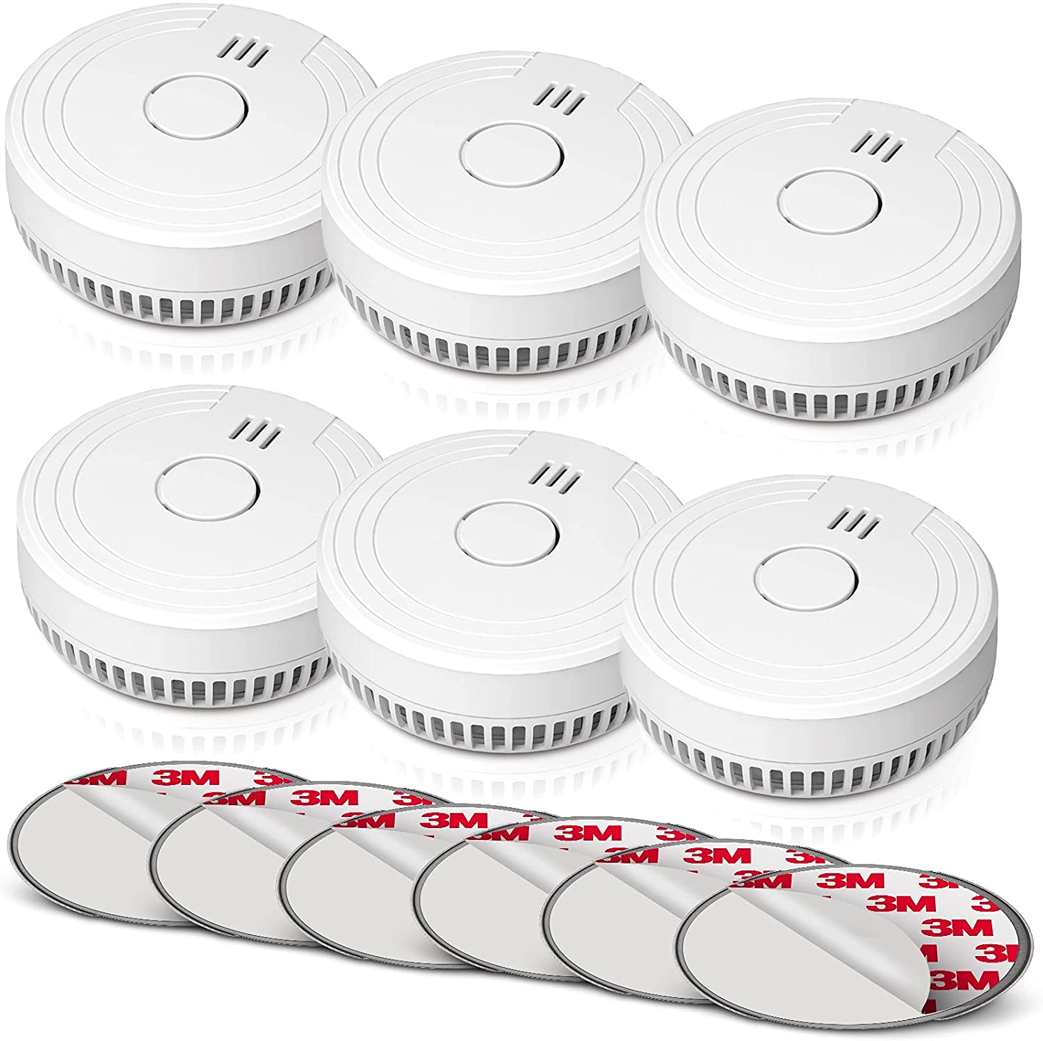 Ecoey Smoke Alarm Six Pack.