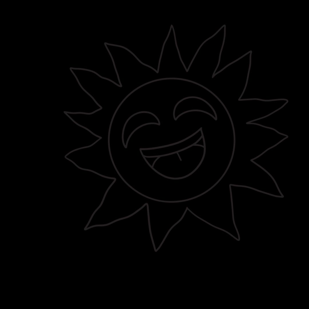 the image shows the sun 