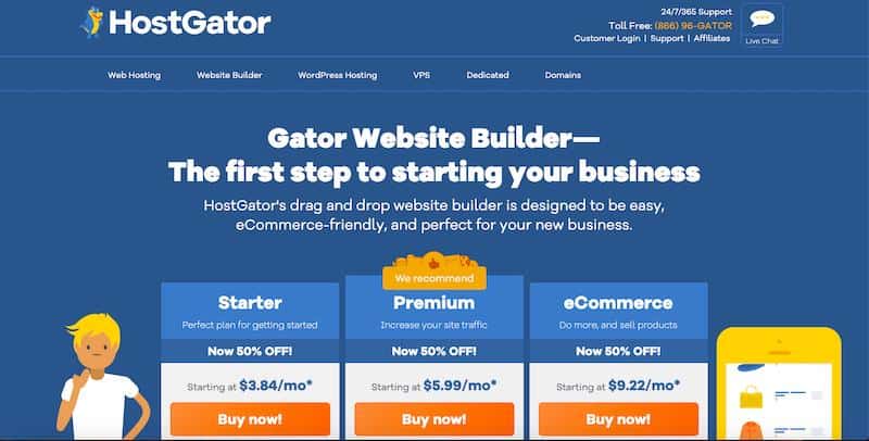 Gator By HostGator: Best Blogging Platforms 