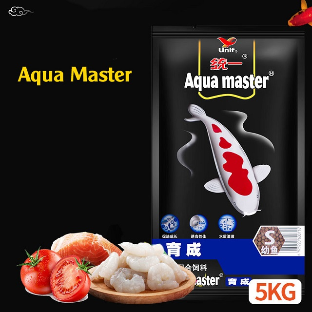 Thức ăn Aqua Master được sản xuất từ các nguyên liệu sạch 