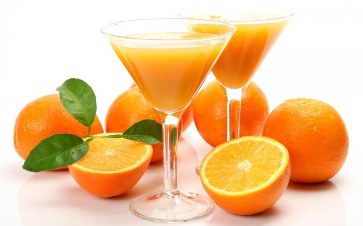Nước cam làm đẹp da