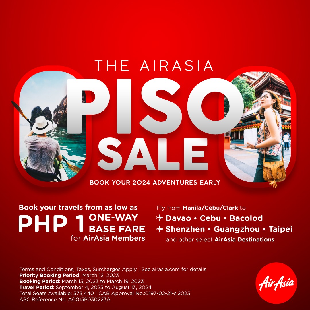 Flight Bookings with AirAsia Philippines Increased by 95% in March