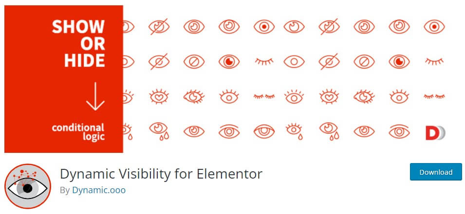 dynamic visibility for elementor