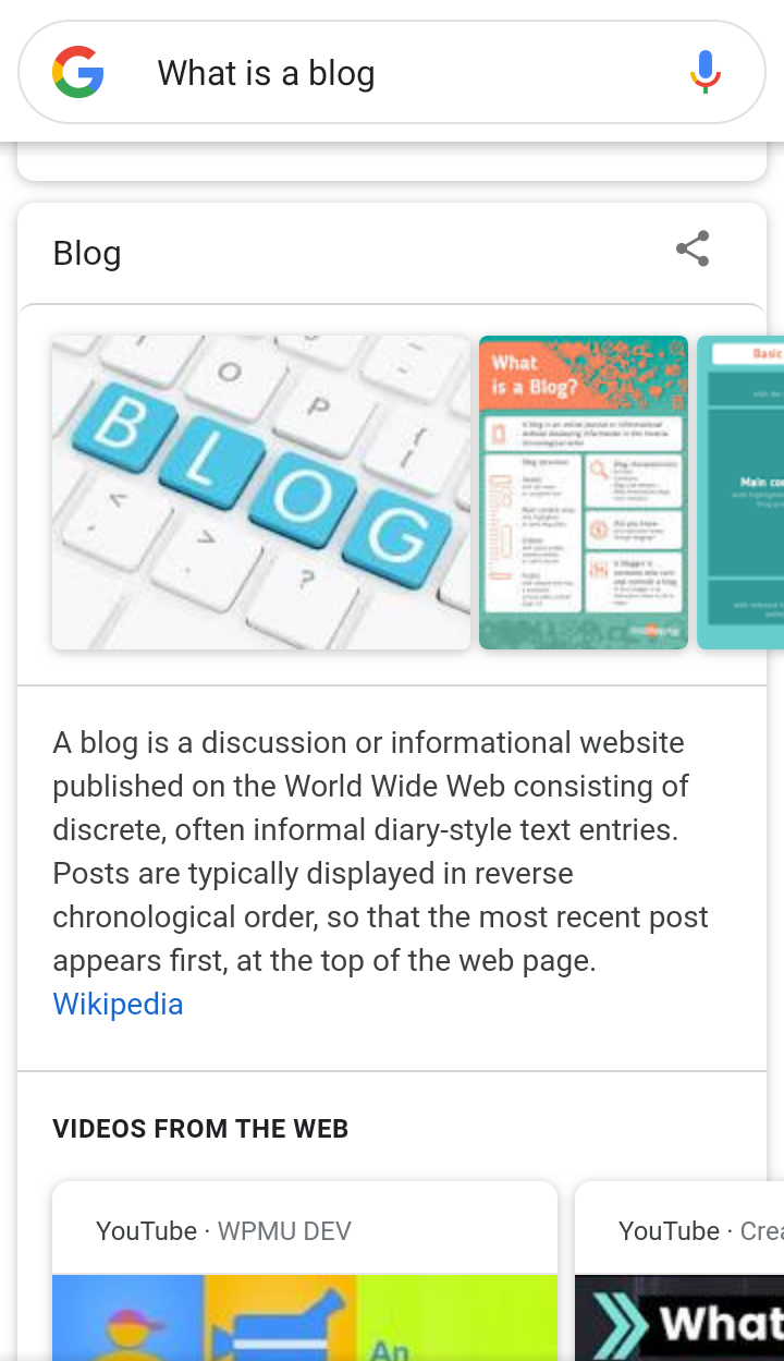 paragraph featured snippet example