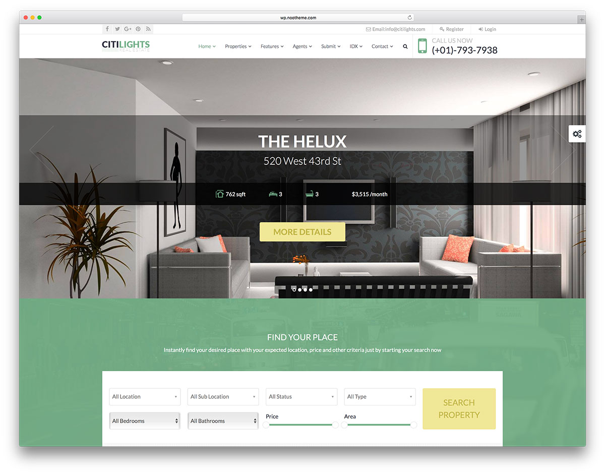 citilights-indah-real-estate-website-template