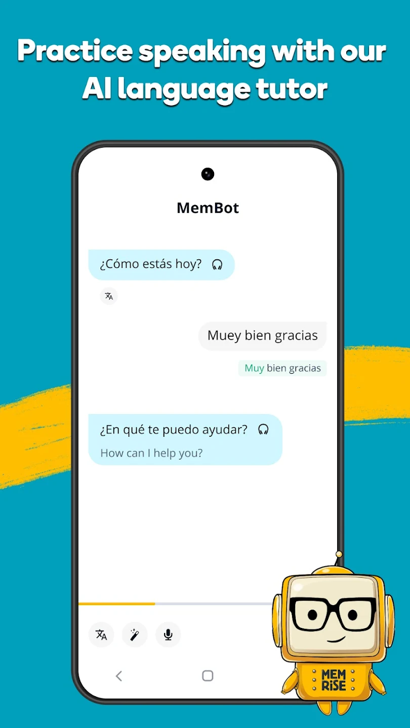 Image from Memrise, one of the best Spanish apps for kids.