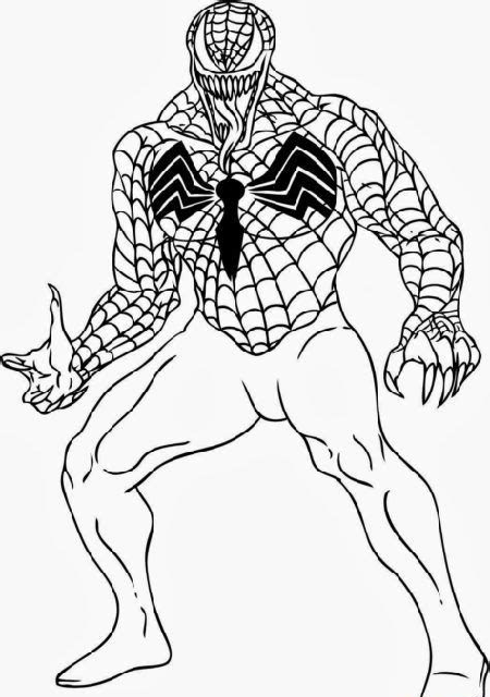 desenhos do homem-aranha para imprimir e colorir