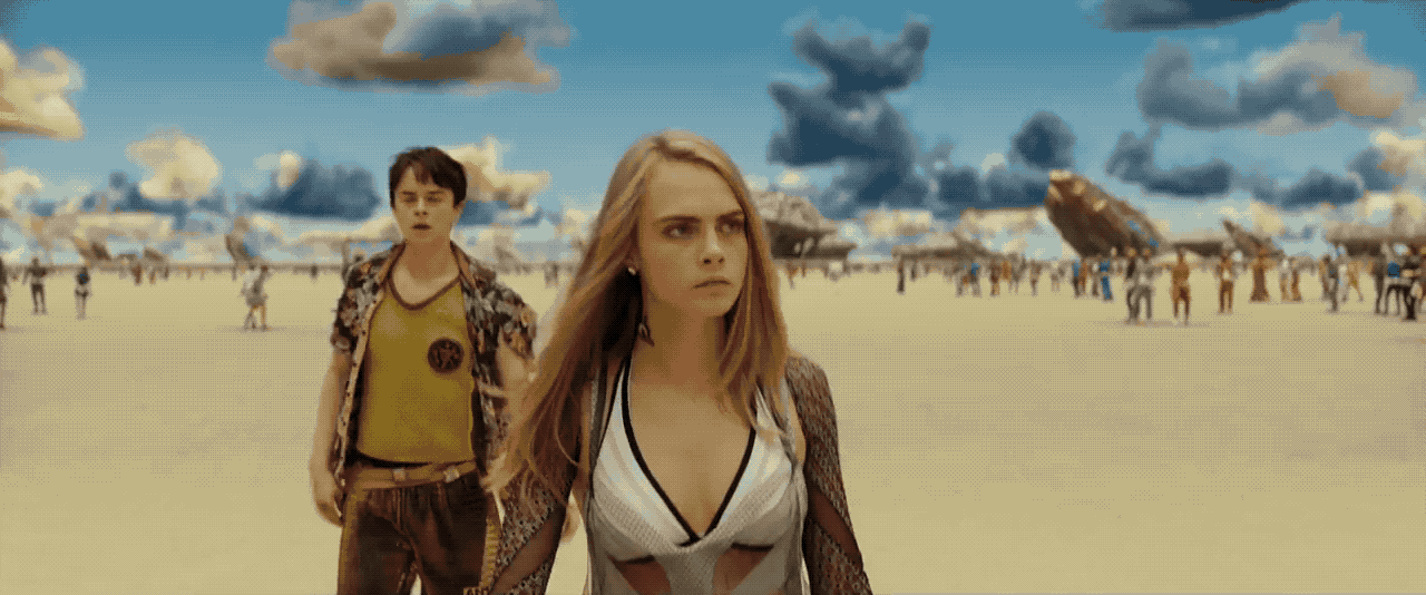 Image result for valerian and the city of a thousand planets Gif