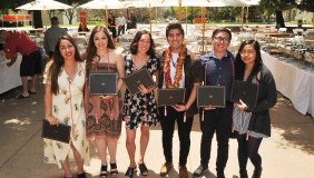 group of first-gen Oxy students