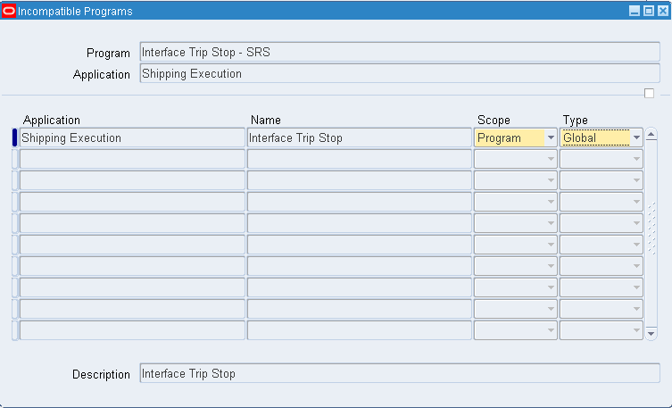 interface trip stop errors