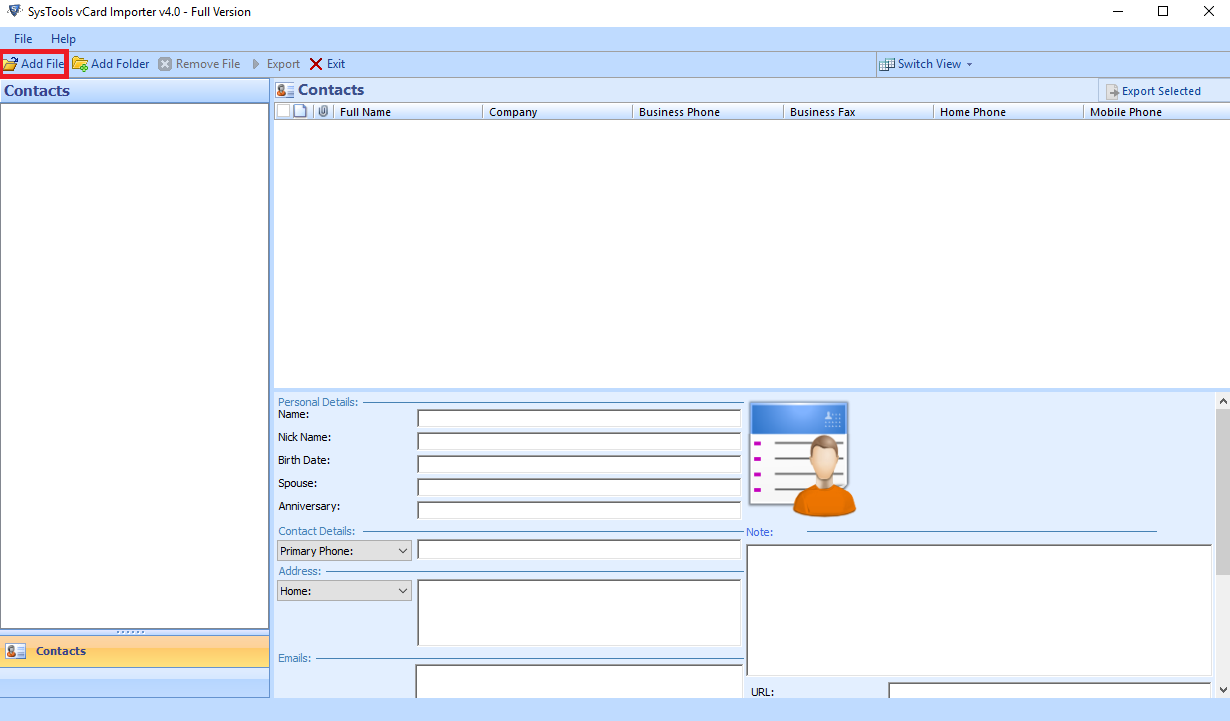 Automatically Save a vCard to Outlook Contacts