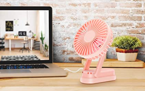 Laissez-Vous Refroidir Tout Lété Xbeast Mini Ventilateur à Main avec USB Rechargeable Carré Fan Puissant Sliencieux Multifonctionnel pour Maison Multicolore 