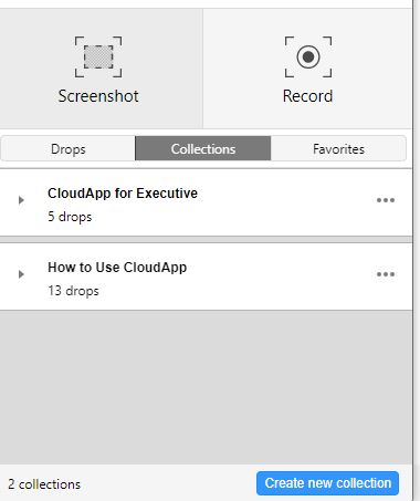 CloudApp UI