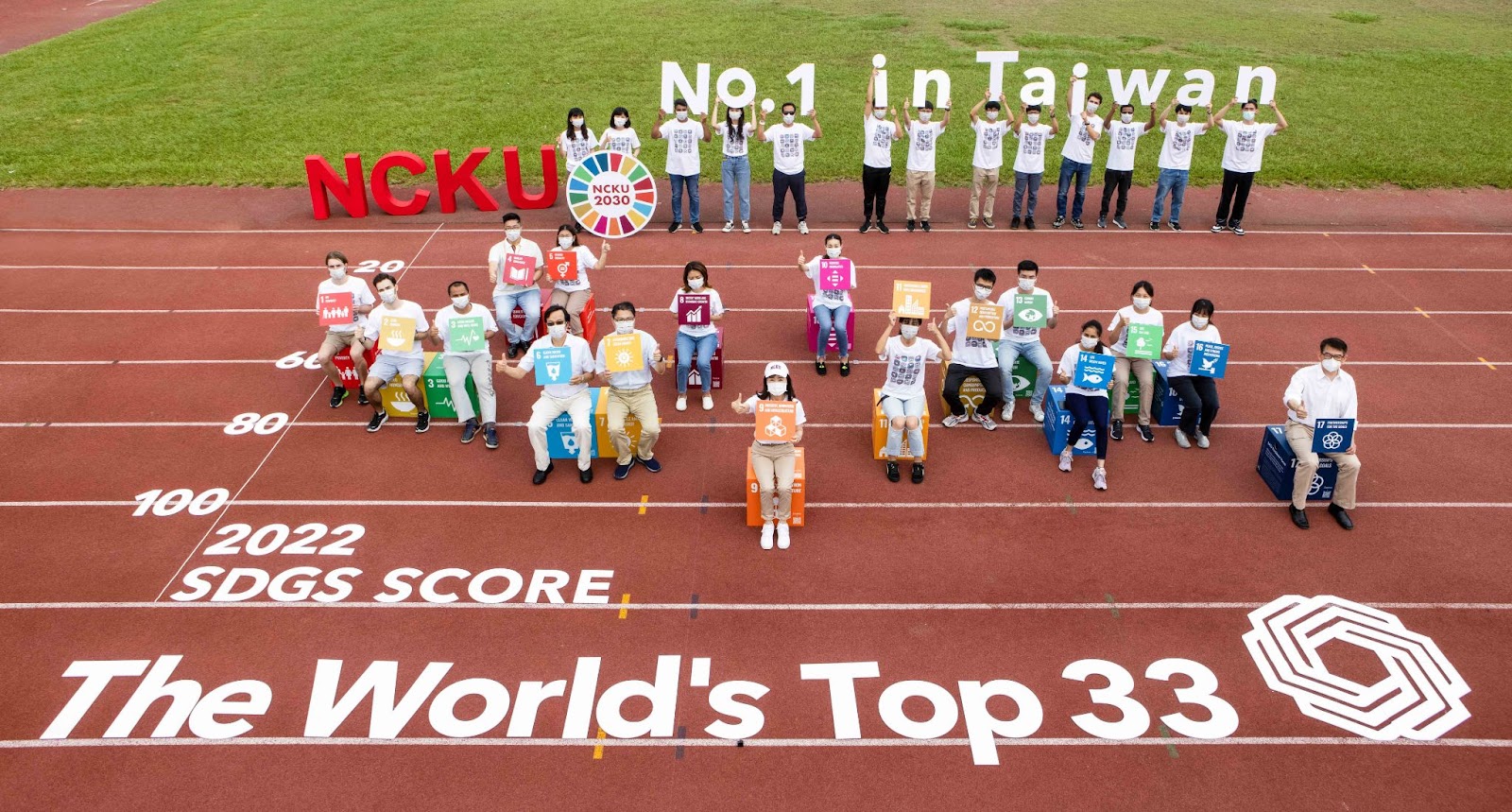 NCKU đã chiếm vị trí đầu tiên trong số các trường đại học Đài Loan và xếp hạng 33 trên toàn thế giới trong Bảng xếp hạng THE Impact Rankings năm 2022