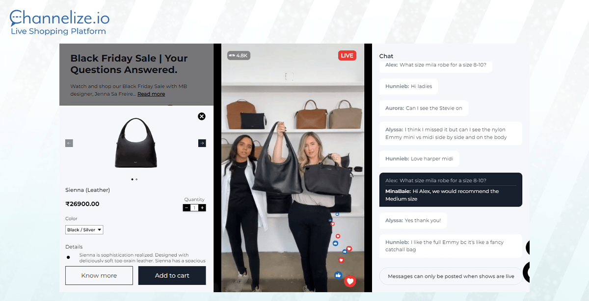 Clients boosting success with Channelize.io Livestream Shopping Platform