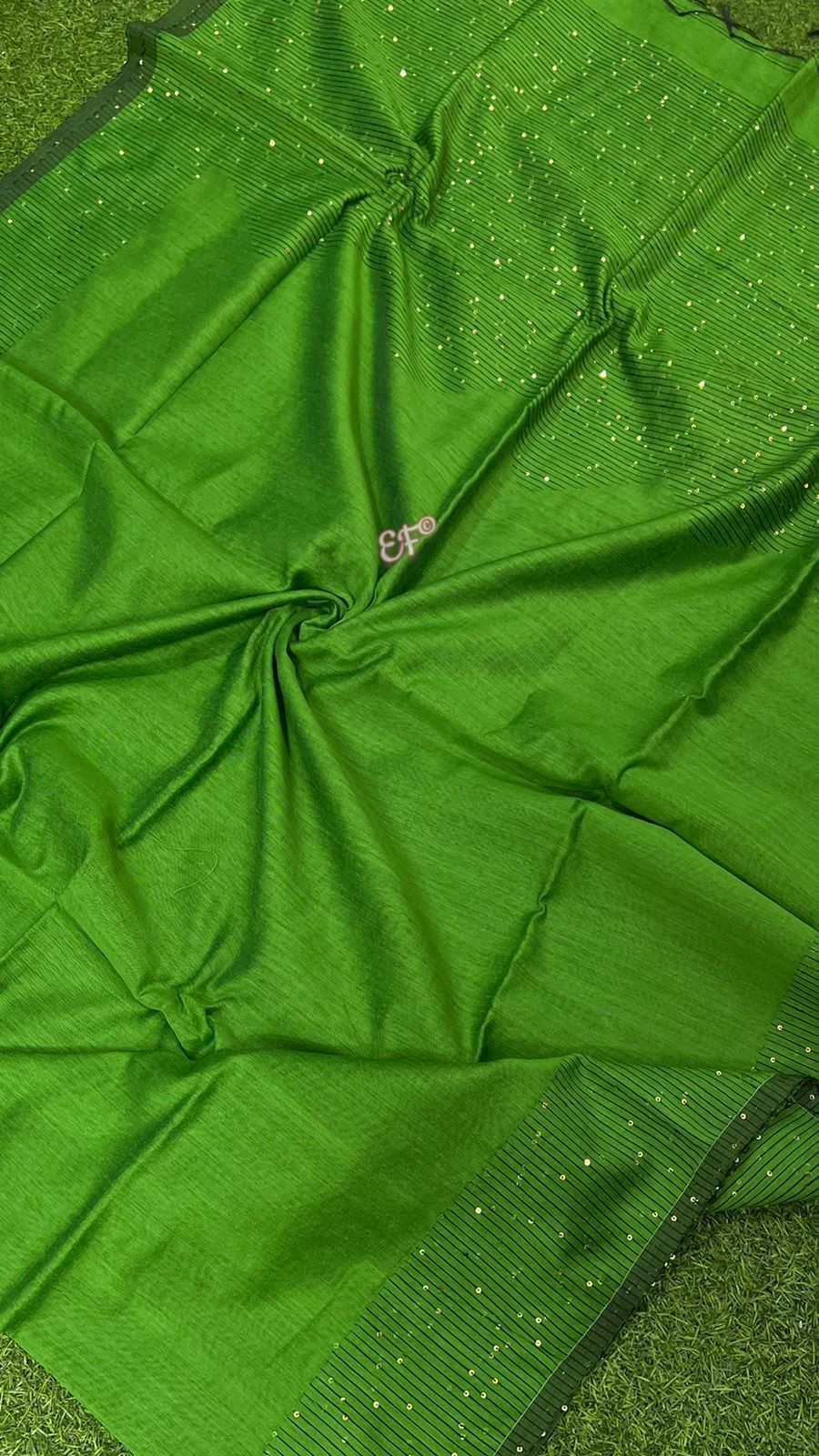 Bengali Matka Linen Silk Sarees