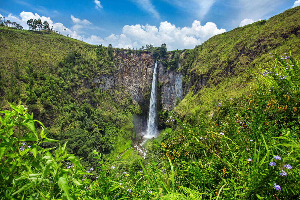 Waterfall near Lake Toba - one of the 10 new Balis