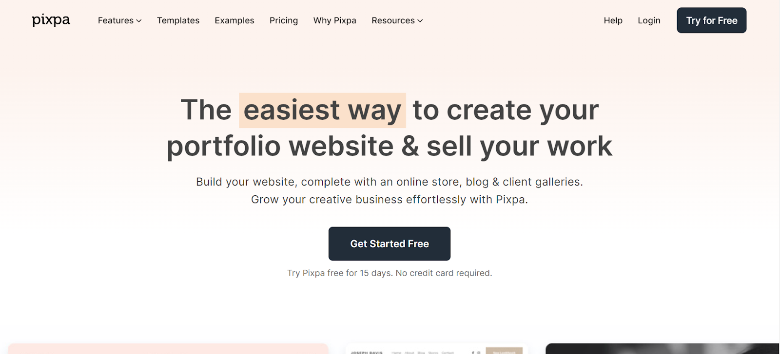 Free website builder - sell online, make my own website