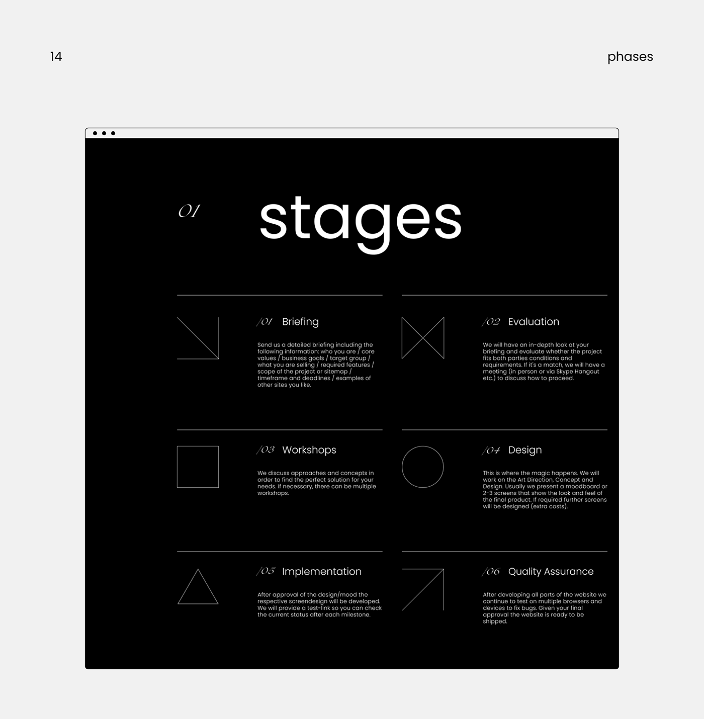 agency clean interaction Minimalism redesign studio typography   UI ux Webdesign