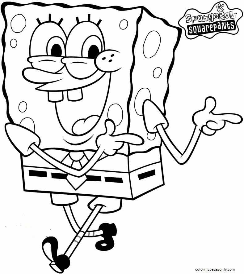 Disegni da colorare di SpongeBob SquarePants