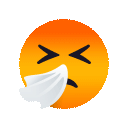 sneezing person symbol
