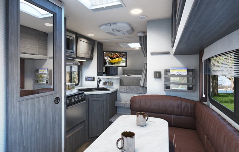 Travel Trailers Made With Azdel Panels Lance 850 Truck Camper Interior