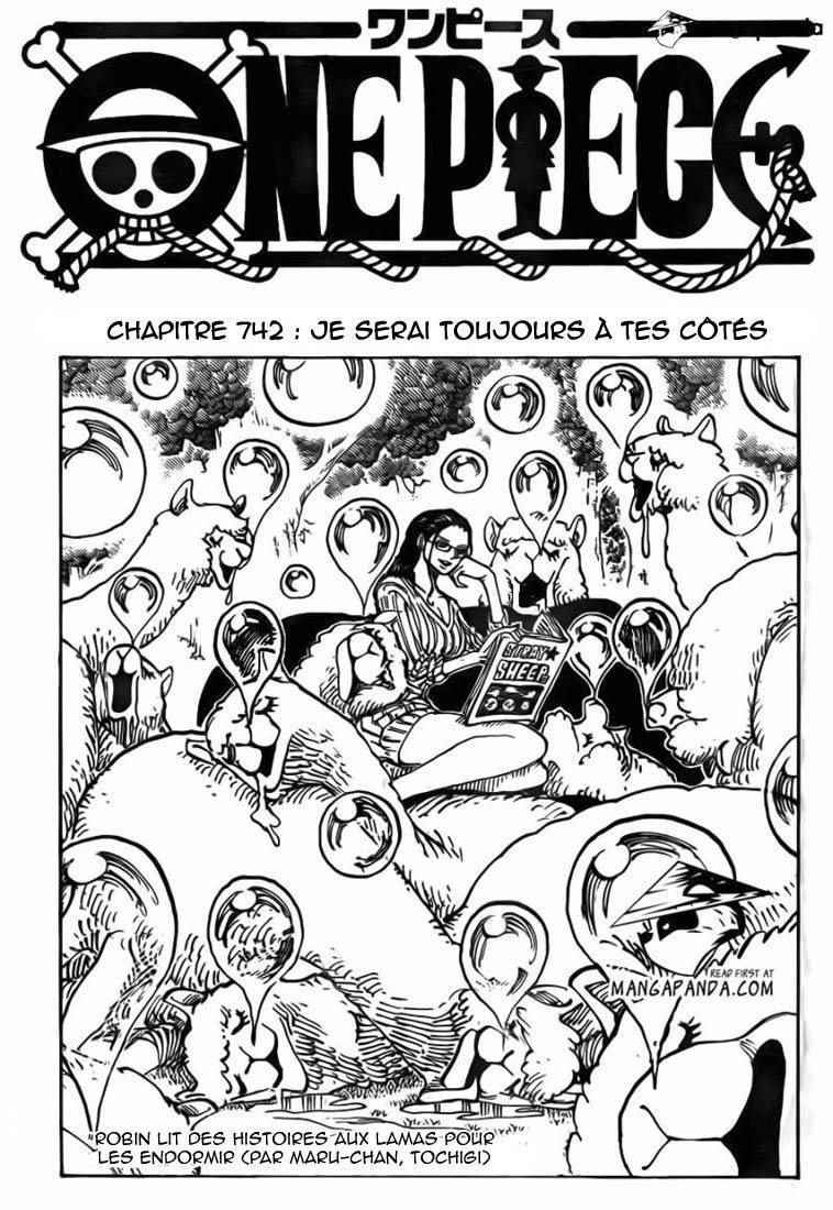 One Piece Chapitre 742 - Page 2
