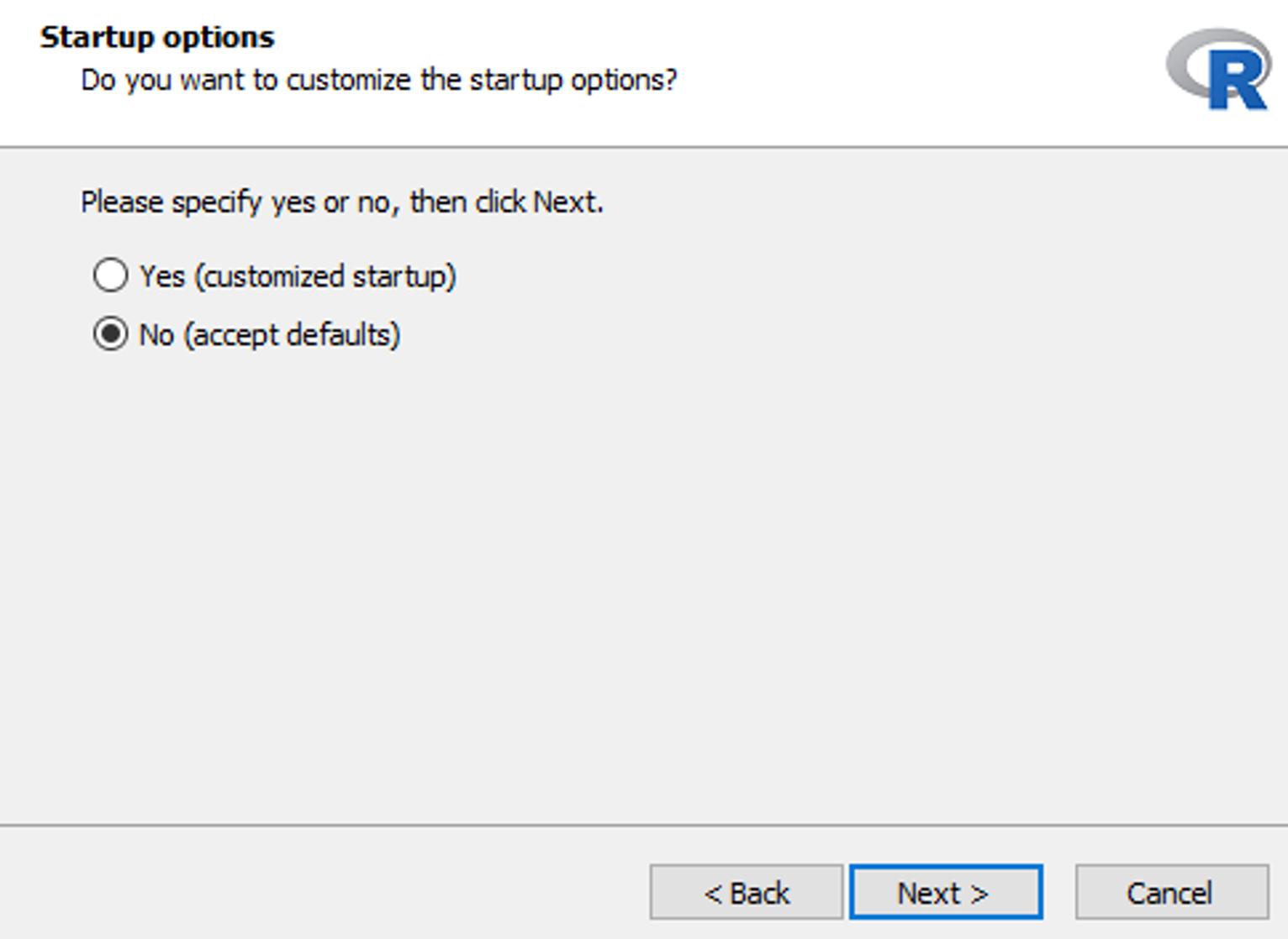R startup options. Source: uedufy.com