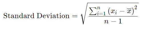 standard deviation