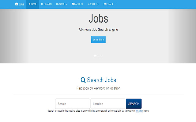 One search to find all job postings on Indeed, CareerJet, SimplyHired ...